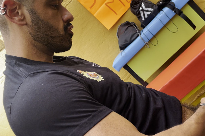 Nasty As Fuck Spanish Cop Barebacks My Hole